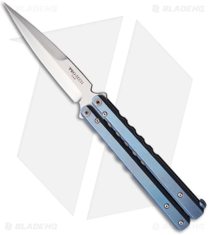 Blue Butterfly Knife