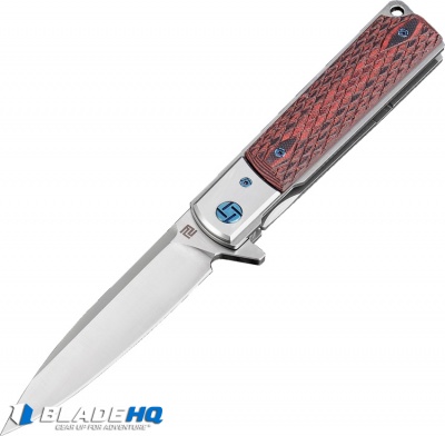 Artisan Cutlery Classic Liner Lock Knife Textured Black G-10 (3.8" SW S35VN)