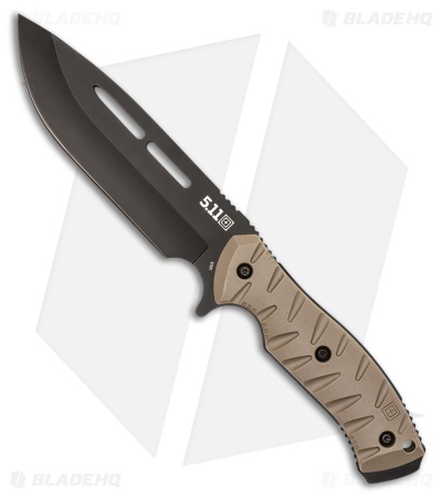 5.11 Tactical CFK7 Peacemaker Fixed Blade Knife Tan FRN (7