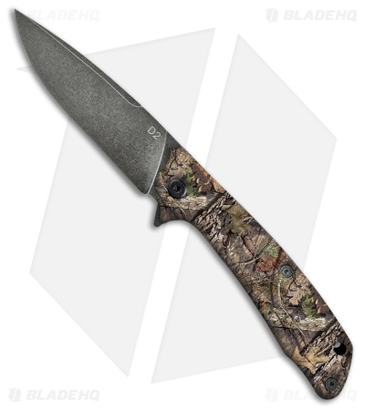 ABKT Scavenger Spring Assisted Knife Mossy Oak Break Up Country G-10(3.5" Black)