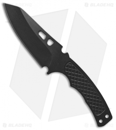 ABKT Recon OPS Fixed Blade Neck Knife Black Oxide Stainless Steel (2