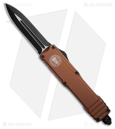 ADV Backup Tactical Stinger OTF Automatic Knife FDE Al (3.6" Black)