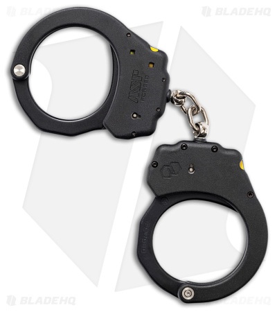 ASP USA Chain Ultra Plus Aluminum Handcuffs with Keyless Double Lock (Black)