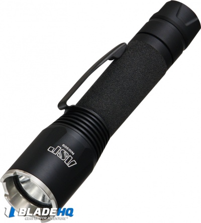 ASP Turbo CR LED Flashlight 2 CR123A Cell Black Aluminum (700 Lumens)