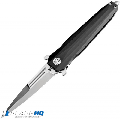 Artisan Cutlery Hornet Frame Lock Knife Black Titanium (3.5
