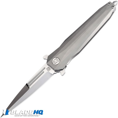 Artisan Cutlery Hornet Liner Lock Knife Gray Titanium (3.54" Satin M390)