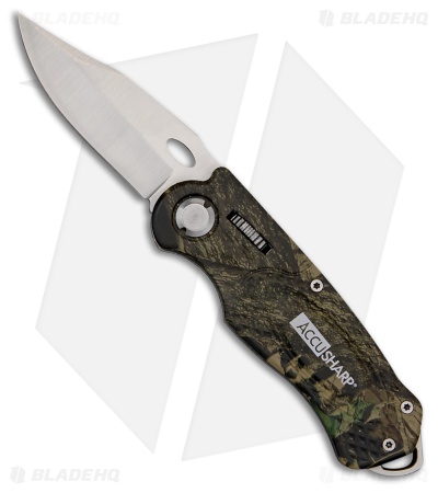 AccuSharp Wheel Lock Sport Knife Camo Aluminum (2.5" Satin)