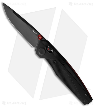 Acta Non Verba Knives A100 MagnaCut A-Lock Knife Black FRN (3.5" Black DLC)