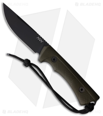 Acta Non Verba Knives P200 Fixed Blade Knife Olive Polymer (4.1