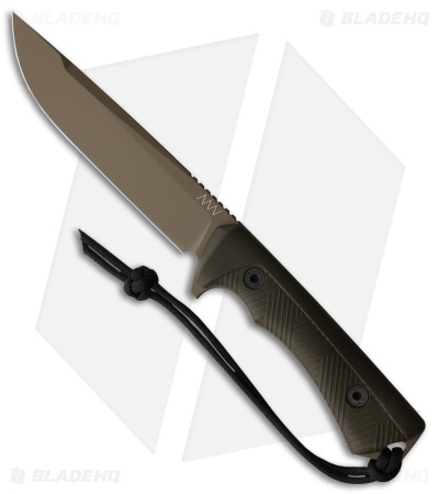 Acta Non Verba Knives P300 Fixed Blade Knife Olive Polymer (5.1