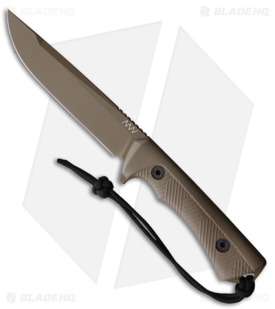 Acta Non Verba Knives P300 Fixed Blade Knife Coyote Polymer (5.1