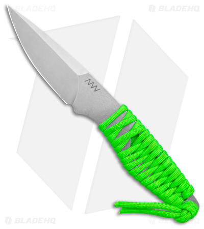 Acta Non Verba P100 Fixed Blade Knife Green Paracord/Blk Kydex (3