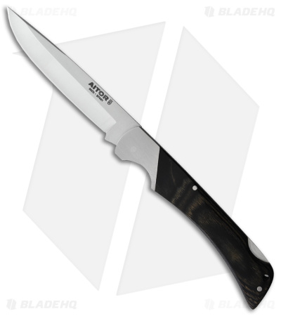 Aitor Navaja Commando Lockback Knife Red Stamina Wood (4.25
