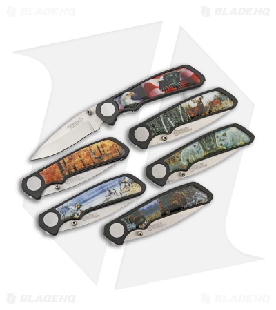American Hunter Wildlife 6 Pc Pocket Knife Set