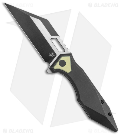 Arcane Design The CRAWLER Frame Lock Knife Black Titanium (3.6