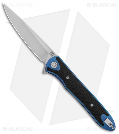 Artisan Cutlery Shark Liner Lock  CF/Blue  *DISCOUNTED*