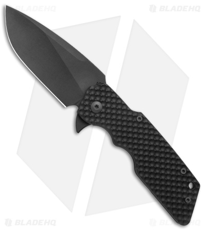 Attn2Detail MK 1 Large Frame Lock Knife DLC Divot Titanium (3.7