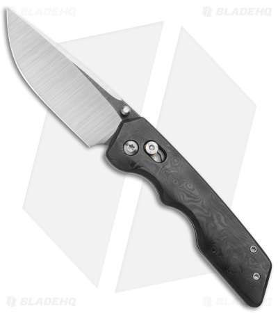Attn2Detail Mercantile MK 3 Med Bar Lock Knife Black FatCarbon (3.1" Satin)