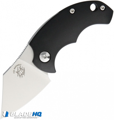 Bastinelli Creations BB Drago Friction Folder Knife Black FRN (4.1" Satin)