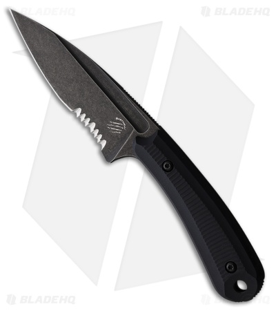 Bastinelli Creations SIN Fixed Blade Knife Black G-10 (3.5