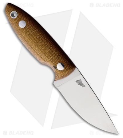 Brisa Knives Scara 60 Fixed Blade Knife Mustard Micarta (2.4