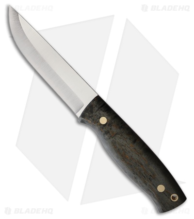 Brisa Knives Trooper 115 Fixed Blade Knife Curly Birch (4.5