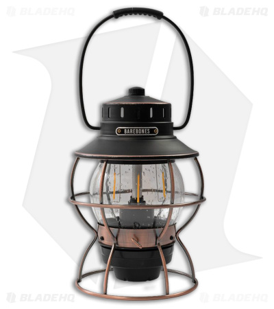 Barebones Living Railroad Lantern Antique Bronze (200 Lumens)