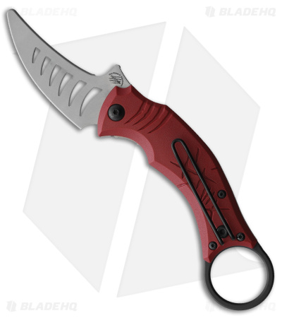 Bastinelli Creations Mako Liner Lock Trainer Red FRN (2.75