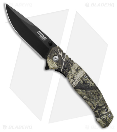 Bear Edge Brisk 2.0 Liner Lock Knife Realtree Edge Camo Zytel (3.5" Black) 61537