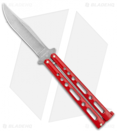 Bear & Son Butterfly Clip Point Red (4