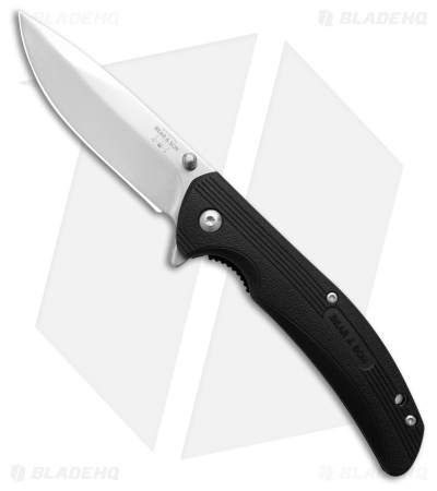 Bear & Son Sideliner Liner Lock Knife Black Zytel (3.25" Satin)