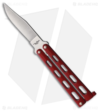 Benchmark Balisong Red (3.50" Satin)