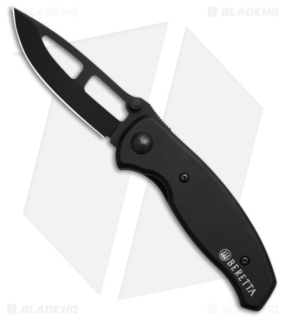 Beretta USA Airlight 3 Liner Lock Knife Black Aluminum (2.7" Black)