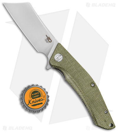 Bestech Cubis Liner Lock Knife Biege Micarta - Blade HQ