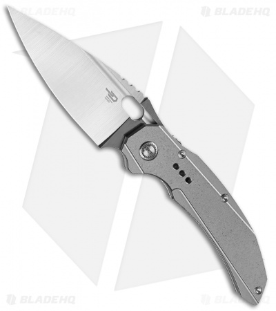 Bestech Knives Exploit Frame Lock Knife Gray Titanium (3.5" Satin) BT2005A