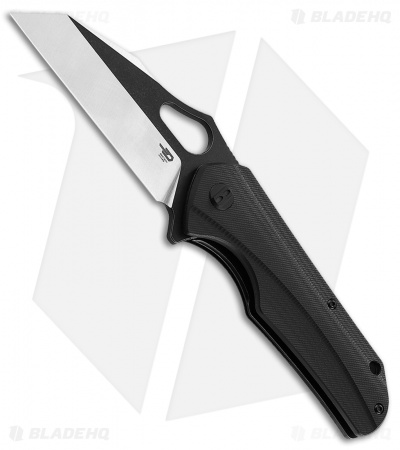 Bestech Knives Operator Liner Lock Knife Black G-10 (3.4" Two Tone)