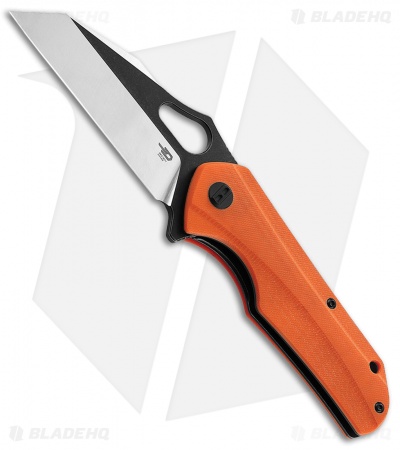 Bestech Knives Operator Liner Lock Knife Orange G-10 (3.4" )