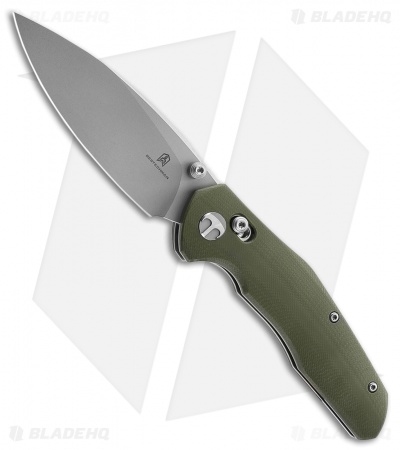 Bestechman Ronan Bar Lock Knife OD Green G-10 (3.25