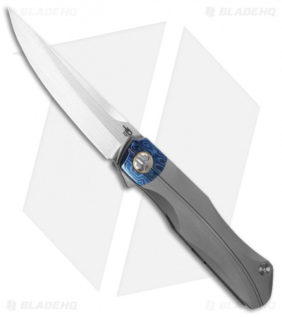 Bestech Knives Thyra Frame Lock Knife Titanium/Timascus (3.75" M390)