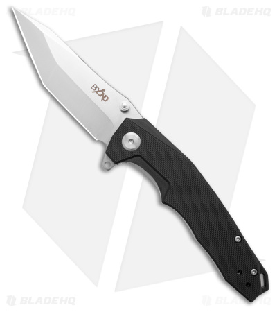 B'yond EDC Dash Liner Lock Knife Black G-10 (3.5" Satin D2) - Blade HQ