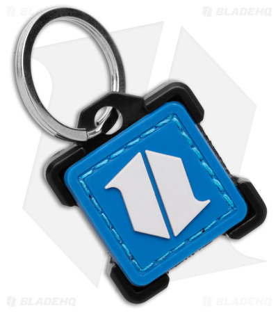 Blade HQ Keychain Ranger Eye Caddy + Blue Shield Patch - Black Aluminum