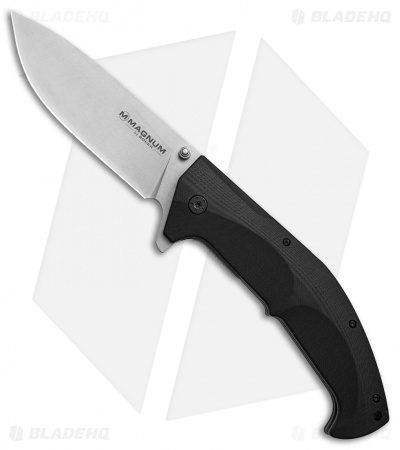 Boker Magnum Advance Pro EDC Thumb Stud Liner Lock Knife Aluminum (3.1" Satin)