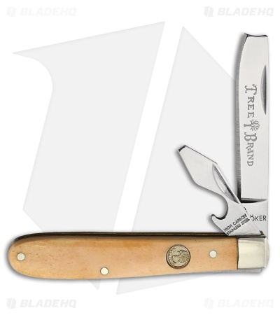 Boker Razor Jack Slip Joint Knife 3" Orange Bone (BO110715)