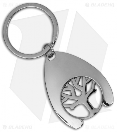 Boker Knives Trolley Coin Keychain - Tree Logo - Gray BO090152