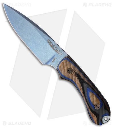 Bradford Guardian 3 Fixed Blade Knife Blue G-Wood (3.75" Blue)