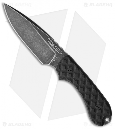 Bradford Knives Guardian3 Fixed Blade Black G-10 (3.5