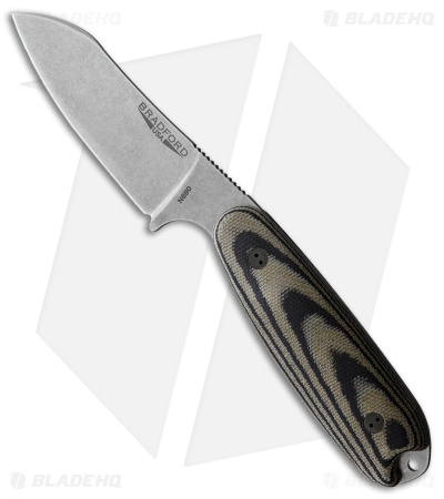 Bradford Knives Guardian 3.5 Sheepsfoot Knife Camo Micarta (3.75" SW N690)