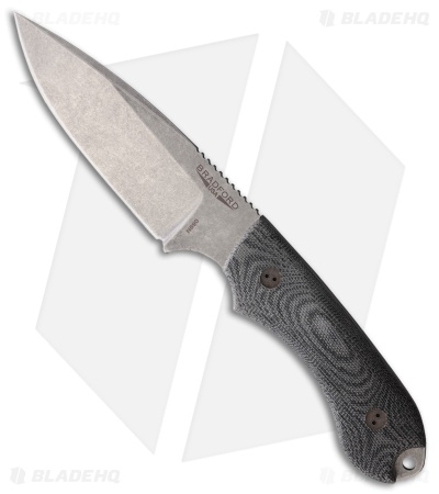 Bradford Guardian 4.2 Fixed Blade Knife Black Micarta (4.9