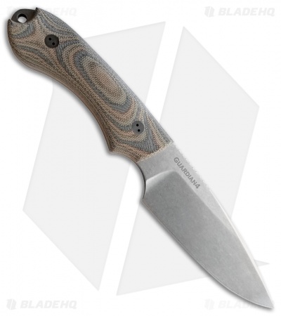 Bradford Knives Guardian4 Knife 3D Camo Micarta (False Edge/N690/SW)