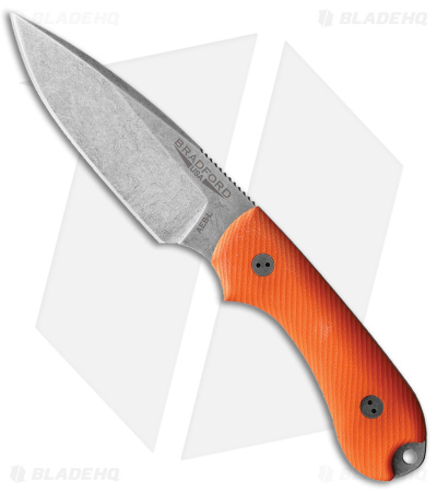 Bradford Knives Guardian3 Fixed Blade Knife 3D Orange G-10 (3.5